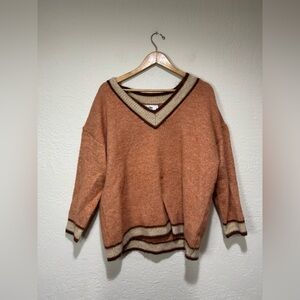 Rita Ora by Primark Oversized V Neck Sweater - Size Large